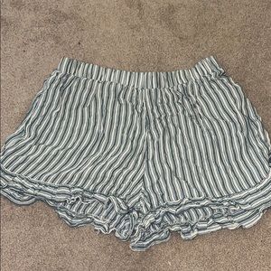American eagle striped material shorts